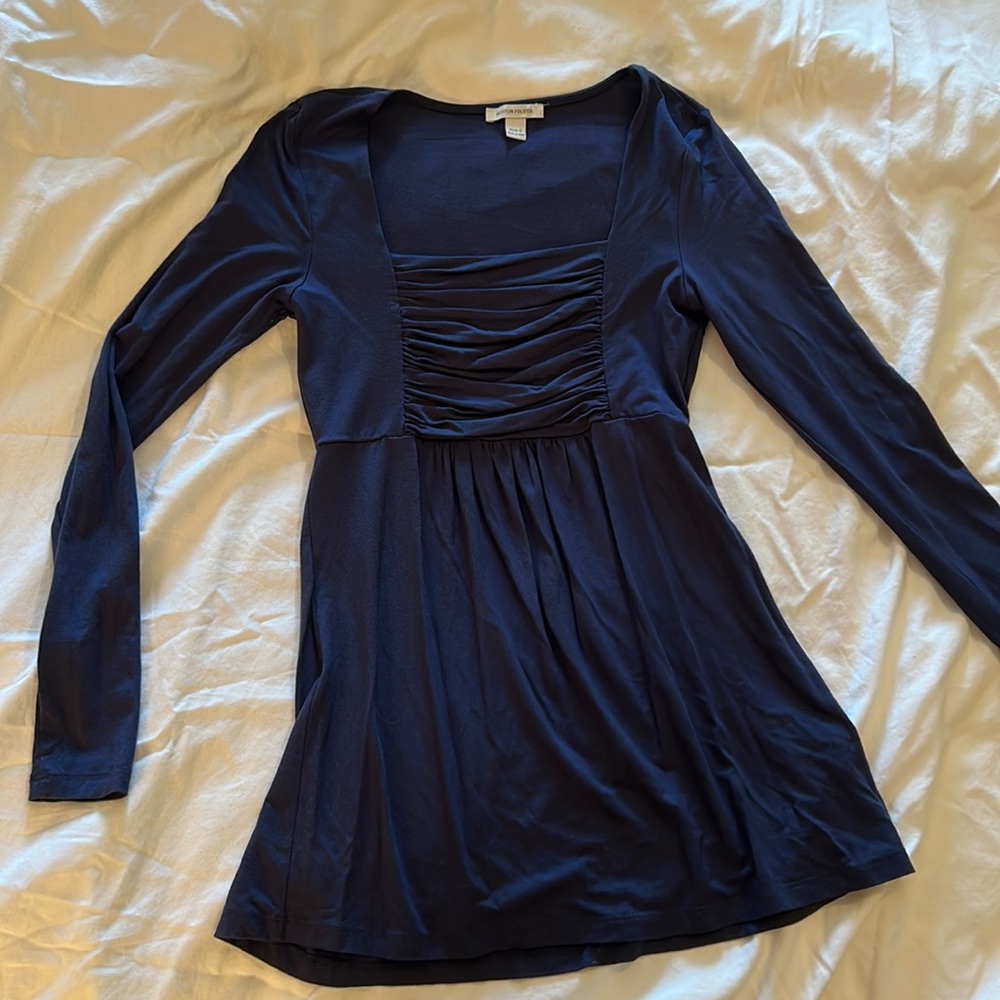 Blue Boston Proper top size small